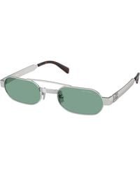 Miu Miu - Mu B52S 21M40Y Sunglasses Metal Round Normal - Lyst