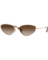 Vogue Eyewear - Vo4339S 848/13 Sunglasses Metal Cat Eye Normal Nuanced - Lyst
