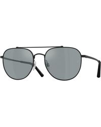 Oliver Peoples - Ov1346S R-10 50626G Sunglasses Metal Pilot Polarized - Lyst