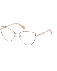 Guess - Gu2954 059 Optical Frames Metal Cat Eye Normal - Lyst