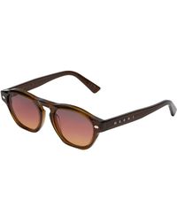 Marni - Mv7 Yunari Sunglasses Acetate Geometric Normal Nuanced - Lyst