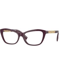 Burberry - Be2392 3979 Optical Frames Acetate Transparent Cat Eye Normal - Lyst