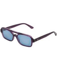 Retrosuperfuture - Yar Vico Melanzana Sunglasses Acetate Squared Normal - Lyst