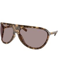 Miu Miu - Mu A01S 11Z06I Sunglasses Injected Geometric Normal - Lyst