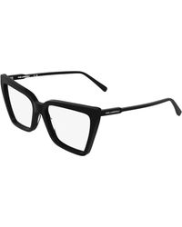 KARL LAGERFELD - Kl6216 001 Optical Frames Acetate Squared Normal - Lyst