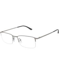Giorgio Armani - Ar5010 3037 Optical Frames Steel Squared Normal - Lyst