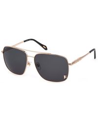 Just Cavalli - Sjc030 349 Sunglasses Metal Squared Normal - Lyst