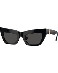 Burberry - Be4405 300187 Sunglasses Acetate Cat Eye Normal - Lyst