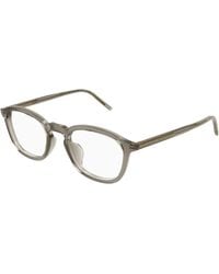 Saint Laurent - Sl 793/J 003 Optical Frames Acetate Transparent Round - Lyst