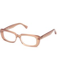 Max Mara - Mm5209 045 Optical Frames Acetate Squared Normal - Lyst
