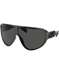 Michael Kors - Mk2194 Empire Shield 300587 Sunglasses Injected Geometric Normal - Lyst