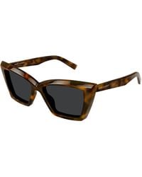 Saint Laurent - Sl 657 002 Sunglasses Acetate Cat Eye - Lyst