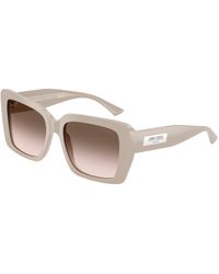Jimmy Choo - Jc5042 50333B Sunglasses Acetate Squared Normal Shaded - Lyst