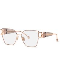 Philipp Plein - Vpp166S Plein Queen 02Am Optical Frames Metal Geometric - Lyst