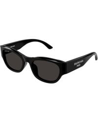 Balenciaga - Bb0389Sk 001 Sunglasses Acetate Squared - Lyst