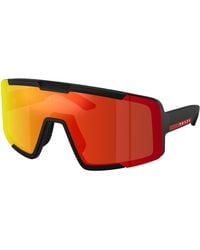 Prada Linea Rossa - Ps B07S 1Bo70U Sunglasses Injected Geometric Normal - Lyst