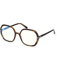Tom Ford - Ft5814-B 052 Optical Frames Injected Geometric Normal - Lyst