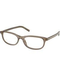 Prada - Pr D15Vu 18T1O1 Optical Frames Acetate Transparent Geometric Normal - Lyst