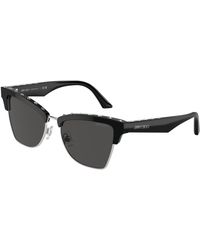 Jimmy Choo - Jc5014 500087 Sunglasses Acetate Butterfly Normal - Lyst