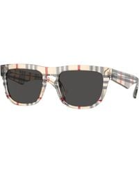 Burberry - Be4431U 412287 Sunglasses Acetate Squared Normal - Lyst