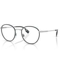Burberry - Be1373 Hugo 1003 Optical Frames Metal Transparent Round Normal - Lyst