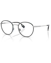 Burberry - Be1373 Hugo 1005 Optical Frames Metal Transparent Round Normal - Lyst