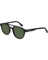 Lacoste - L6008S 002 Sunglasses Bio-Inject Round Normal Normal - Lyst