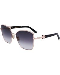 Ferragamo - Sf312Sr 771 Sunglasses Metal Normal Normal - Lyst