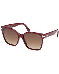 Tom Ford - Ft1312 Iris-02 69F Sunglasses Acetate Butterfly Normal - Lyst