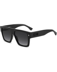 DSquared² - Icon 0030/S 807/9O Sunglasses Acetate Squared Normal Nuanced - Lyst