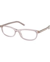 Prada - Pr D15Vu 12W1O1 Optical Frames Acetate Transparent Geometric Normal - Lyst