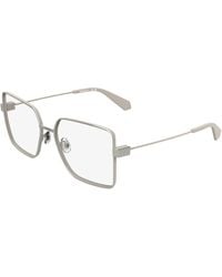 Calvin Klein - Ckj26203 042 Optical Frames Metal Squared Normal - Lyst