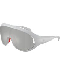 Moncler - Me8010 Contrast 50278V Sunglasses Injected Round Normal - Lyst