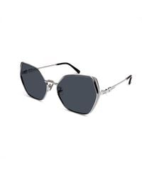 Xlab - Midway Sunglasses Metal Light Squared Normal Nuanced - Lyst