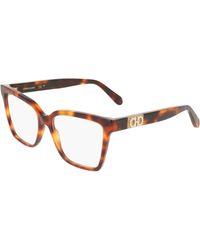 Ferragamo - Sf3060 240 Optical Frames Acetate Squared Normal - Lyst