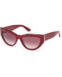 Guess - Gm00028 71T Sunglasses Acetate Cat Eye Normal - Lyst