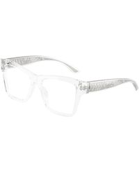Dolce & Gabbana - Dg3411 3133 Optical Frames Acetate Squared Normal - Lyst