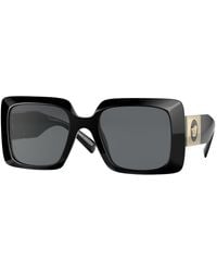 Versace - Ve4405 Gb1/87 Sunglasses Acetate Squared Normal - Lyst