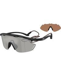 Moncler - Q74002 62886G Sunglasses Injected Geometric Mirror - Lyst