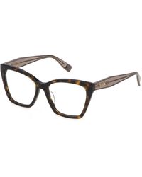 Furla - Vfu828 722 Optical Frames Acetate Squared - Lyst