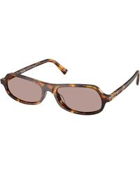 Miu Miu - Mu B10Su 14L20I Sunglasses Acetate Geometric Normal - Lyst