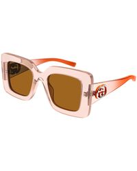 Gucci - Gg2025S 004 Sunglasses Injected Squared - Lyst