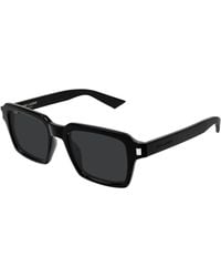 Saint Laurent - Sl 947 001 Sunglasses Acetate Squared - Lyst