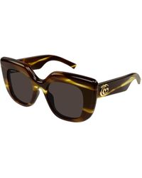 Gucci - Gg2030S 003 Sunglasses Acetate Squared - Lyst