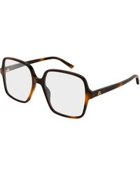 Gucci - Gg1994O 002 Optical Frames Acetate Transparent Squared - Lyst