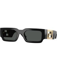 Versace - Ve4506U Gb1/87 Sunglasses Injected Squared Normal - Lyst