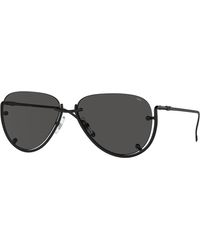 DIESEL - Dl1003 109/87 Sunglasses Metal Pilot Normal - Lyst