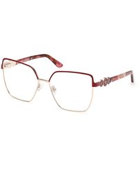 Guess - Gu50229 067 Optical Frames Metal Squared Normal - Lyst