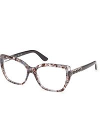 Guess - Gm50055 20 Optical Frames Acetate Squared Normal - Lyst