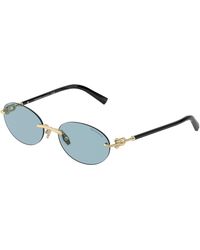 Tiffany & Co. - Tf3104D 602180 Sunglasses Metal Round Normal - Lyst